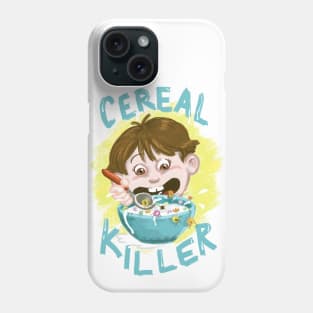 Cereal Killer Watercolor Breakfast Cereal Version 1 Phone Case