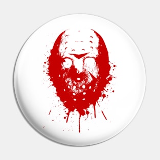 Jason Blood Splatter Pin