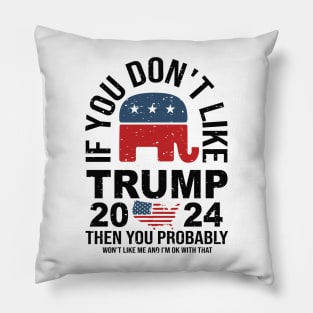 If you don't like Trump then you probably won’t like me and I’m ok with that Pillow