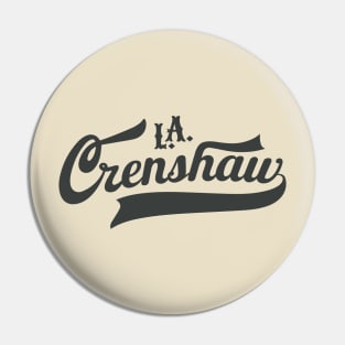 Los Angeles Crenshaw classic - Crenshaw LA - L.A. Crenshaw Logo Pin