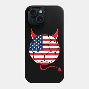 Usa Halloween Soccer Phone Case