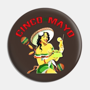 Cinco de mayo Pin