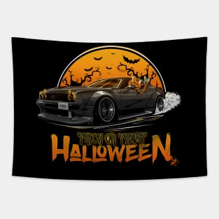 USDM - Challenger Demon Halloween - CarCorner Tapestry