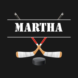 Martha Birthday Hockey T-Shirt