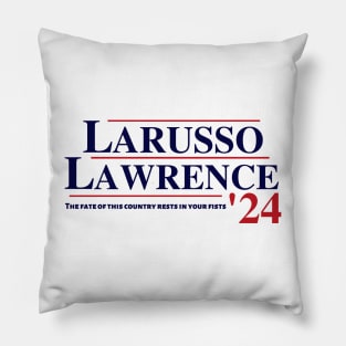 Daniel Larusso and Johnny Lawrence for President, Eagle Fang & Miyagi-Do Pillow