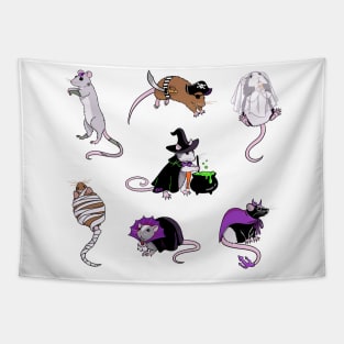 Happy Rat-O-Ween! Tapestry