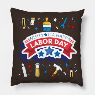 Labor Day Celebration Pillow