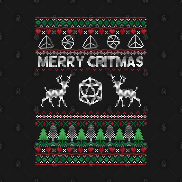 Merry Critmas Ugly Sweater by nimazu