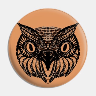 Hand drawn Owl Pin