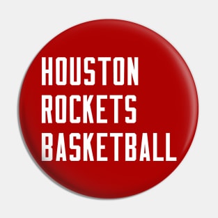 Rockets basketball Pin