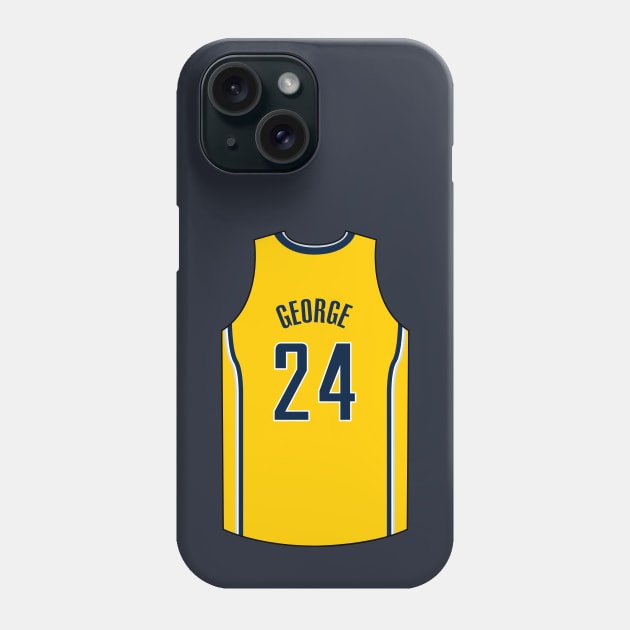 Paul George Indiana Jersey Qiangy Phone Case by qiangdade