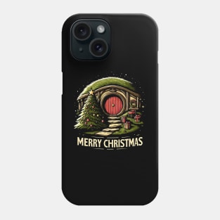 Merry Christmas - Festive Round Door - Fantasy Christmas Phone Case