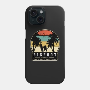 Bigfoot Beach - Sand, Sun, Sasquatch Phone Case