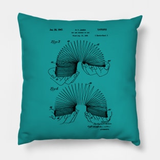 Slinky Patent 1946 Pillow
