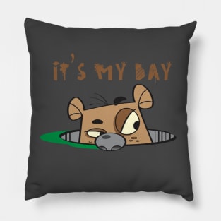 Groundhog Day t-shirt Pillow