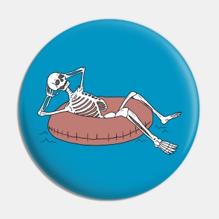 Chilling Skeleton Pin