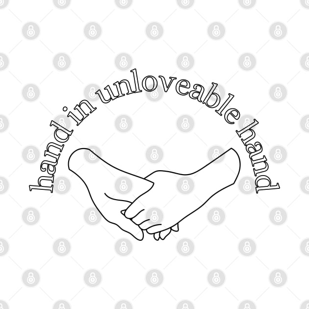 hand in unloveable hand by goblinbabe