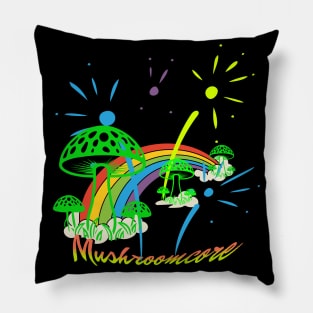 Mushroomcore Madness Pillow