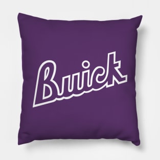 Buick script Pillow