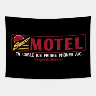 Sunset Motel (dark) Tapestry