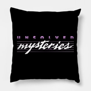 Unsolved Mysteries Pillow