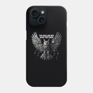 The owls are not what they seem. Beware! Phone Case