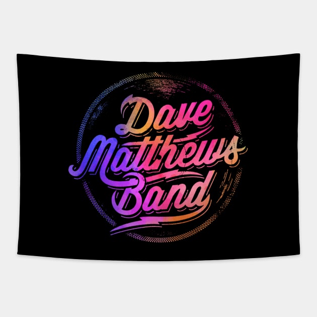 Dave Matthews Logo Circle Tapestry by mashudibos