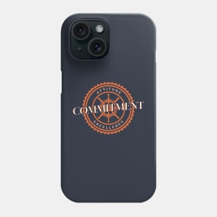 Attitude Commitment Excellence Phone Case