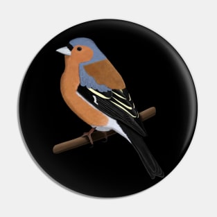 Chaffinch Bird Watching Birding Ornithologist Gift Pin