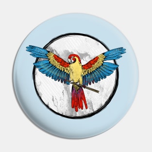 COLORFUL MACAW Pin