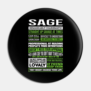 Sage Pin