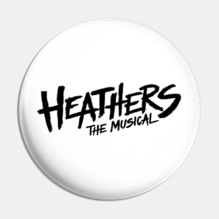 Heathers The Musical Merch Heathers Logo Pin