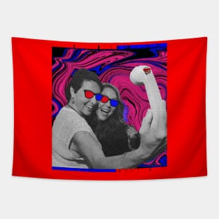 Retro selfie Tapestry