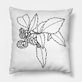 Raspberries Pillow