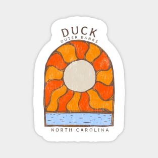 Duck, NC Summertime Vacationing Burning Sun Magnet