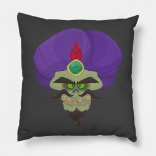 The Barefoot Bandits Mystic Skull Pillow