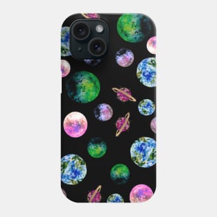 Planets and Stars Pattern Phone Case