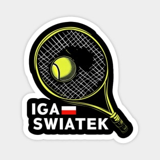 IGA SWIATEK, tennis player, poland Magnet