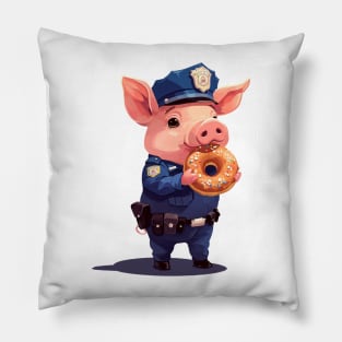 police pig Pillow