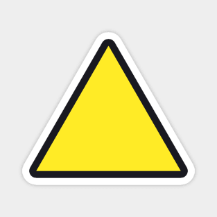 Yellow triangle Magnet