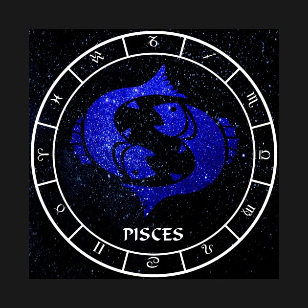 Pisces - Zodiac Sign by KimberlyFizzArt
