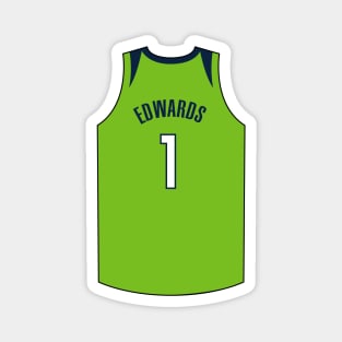 Anthony Edwards Minnesota Jersey Qiangy Magnet