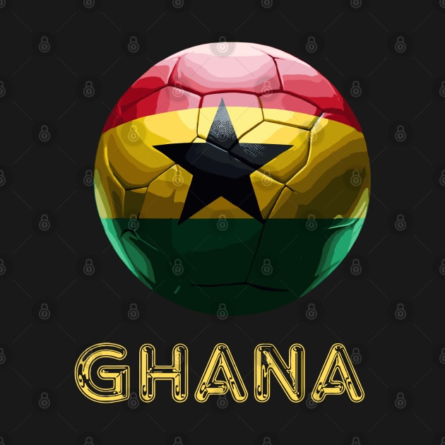 Ghana Flag Football by Graceful Designs