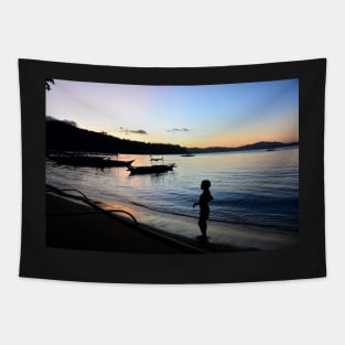 Coucher de soleil au Philippines Tapestry