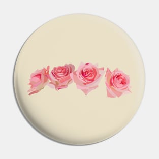 Pink roses Pin