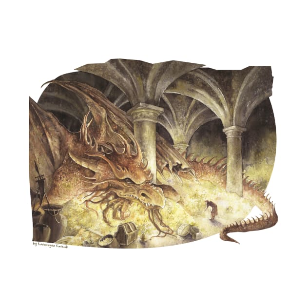 Smaug's Cave by KKmiecik_ART