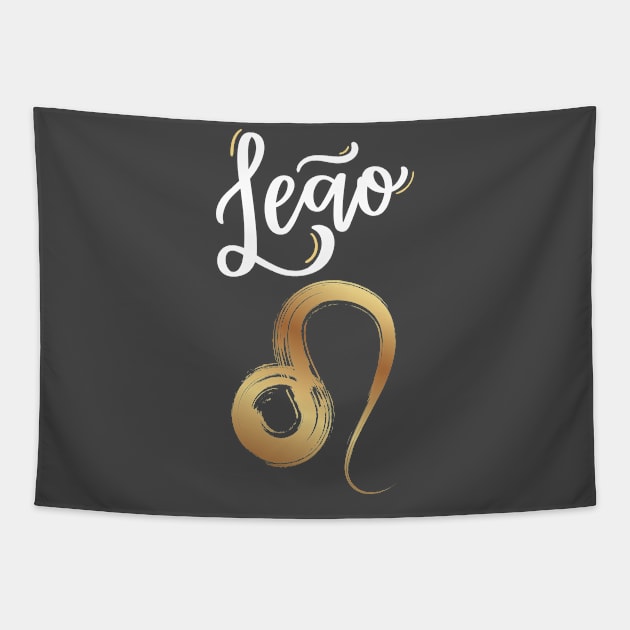 Leo zodiac style Tapestry by stylishkhan