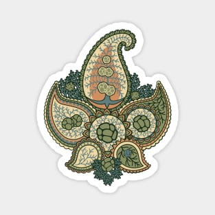 Cypress Paisley Icon Magnet