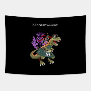 Clanosaurus Rex KENNEDYsaurus rex Kennedy Scotland Ireland Family Tartan Tapestry