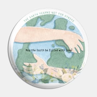 Earth's Embrace: The Floral Melody Design Pin